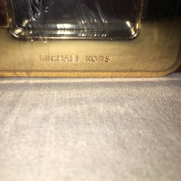 NWT - MICHAEL KORS BROWN/GOLD LOCK LEATHER BELT - Picture 6 of 6